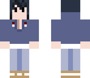 sasuke in a kimono