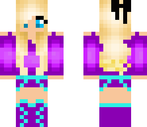 purple-blond girl