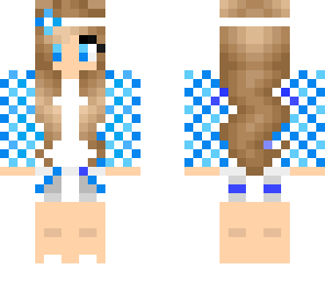 cute girl blue