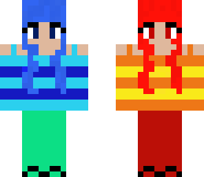 fire and water girl