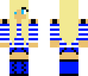 blue girl