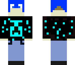 headphones helmet dude in blue