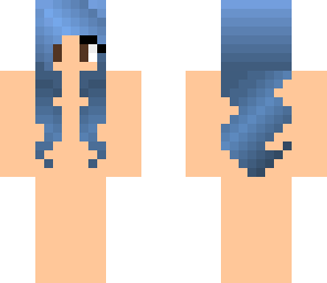 blue hair skin base