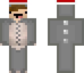dino boy with santa hat