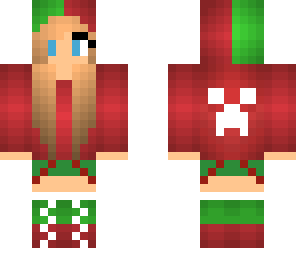 christmas creeper girl