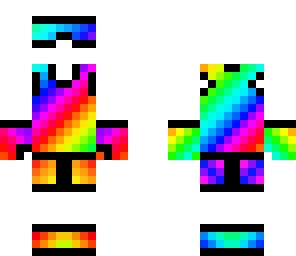 ultimate rainbow clothes template