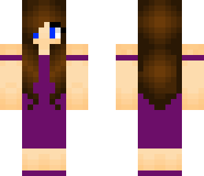cute purple girl