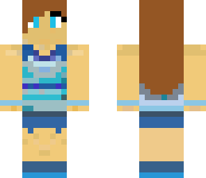 blue girl