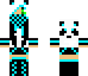neon blue girl