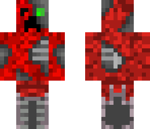 red cyborg creeper