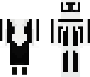 black and white skin