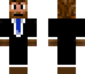beard in a suit