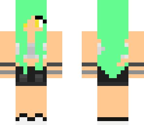 green highschool girl