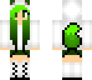 green wolf girl