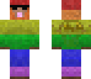 rainbow sheep with sunglasses