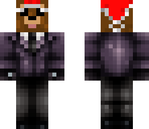 **** with christmas hat