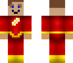 sheldon cooper in his flash costume