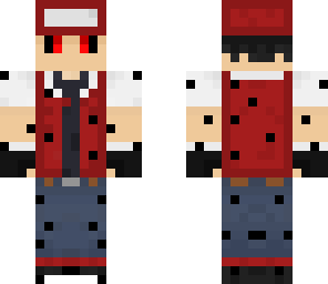 glitchy red