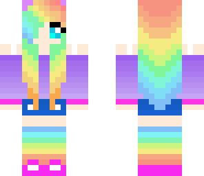 rainbow girl