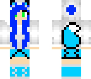 cute blue foxy