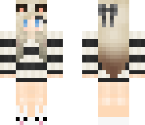 panda girl bunny