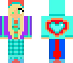 colorful girl