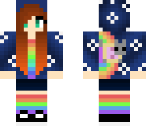 emmy nyan cat hoodie girl hd double redo