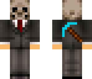 skeleton in suit