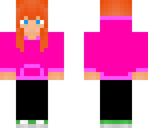 girl in a pink blouse