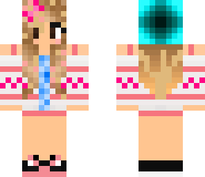 pink sweater girl