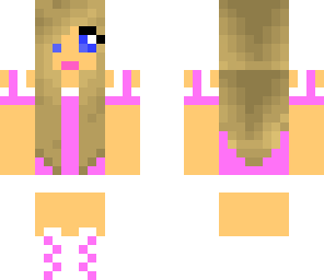 pink and white girl