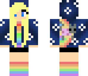 blonde  nyan cat girl