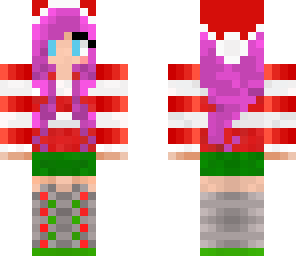 my version of a christmas girl