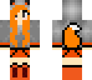 orange fox girl