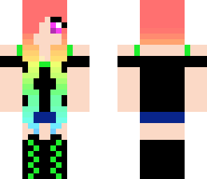 rainbow girl
