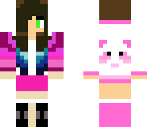 pink and blue