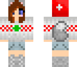 winter wolf girl skin