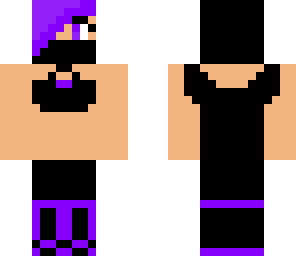 purple girl ninja