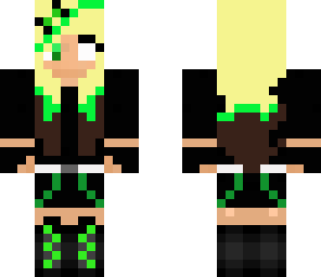 herobrine's sister in green