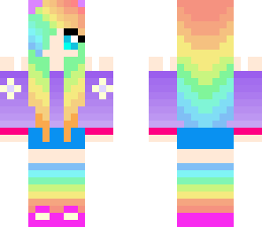 rainbow girl
