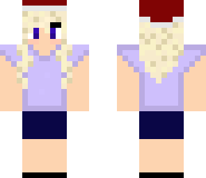 basic girl christmas hat skin