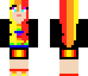 rainbow girl