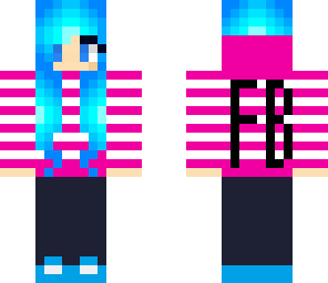 stripy hoodie girl