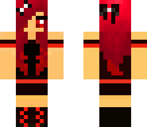 edit of ruby-haired girl