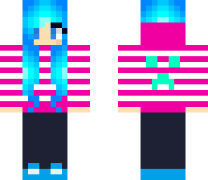 fixed striped girl