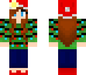 christmas tree girl