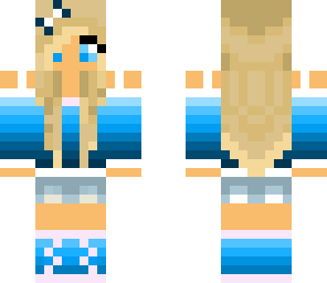 blue girl