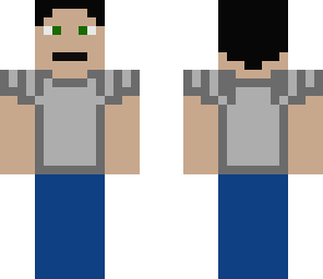 steve with iron chestplate