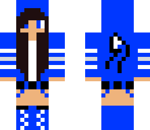 blue girl