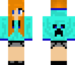 creeper hoodie girl